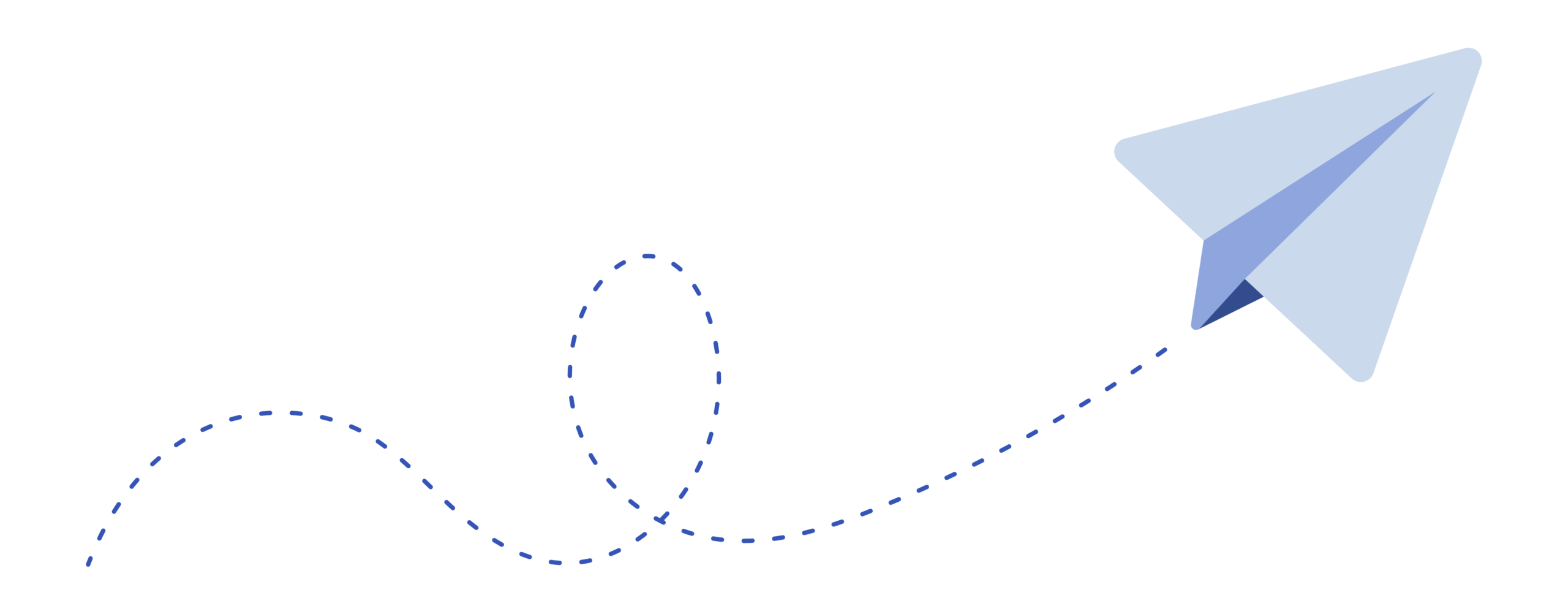 freccia_Paper Airplane Send With Dotted Lines Flat Style